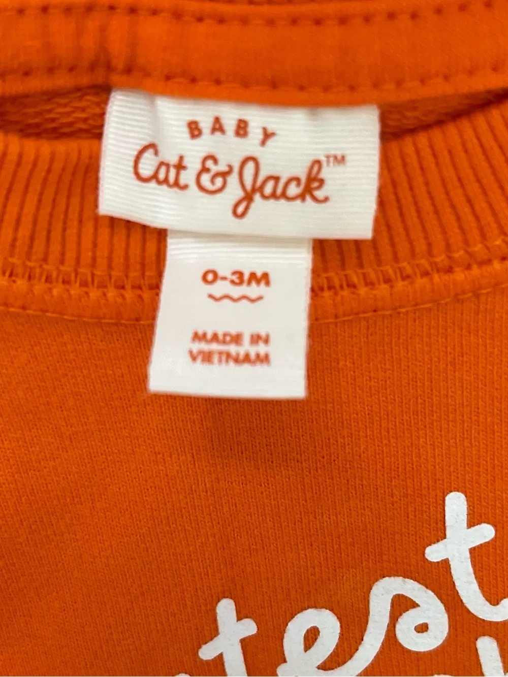 Cat & Jack bright orange